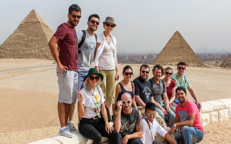 Intrepid-Travel-egypt_cairo_group-photo_pyramids-6